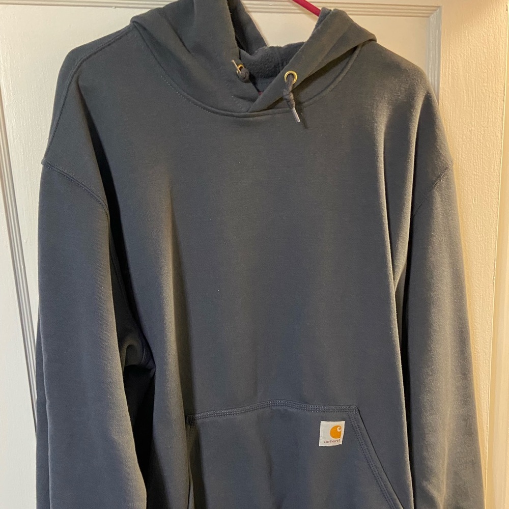 Mens Carhartt LOOSE FIT MIDWEIGHT LOGO SLEEVE GRAPHIC HOODIE